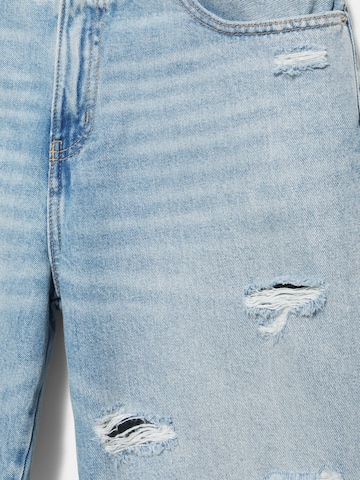 Pull&Bear Loosefit Jeans i blå