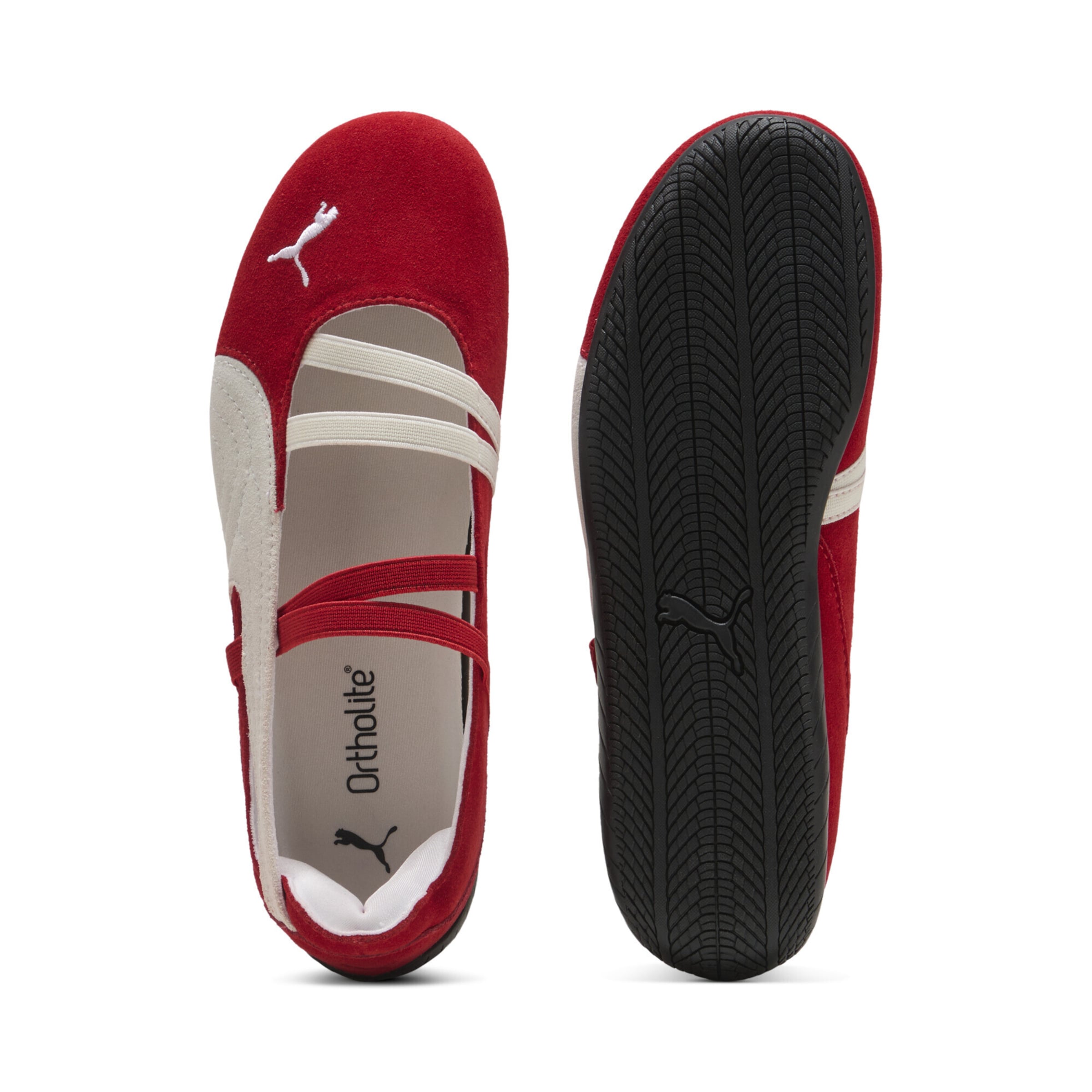 PUMA Ballet Flats 'Speedcat' in Red