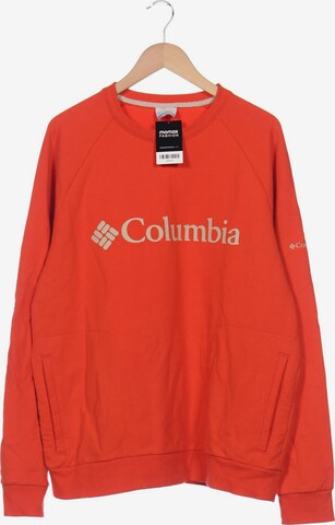 COLUMBIA Sweatshirt & Zip-Up Hoodie in XL in Orange: front