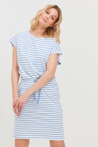 b.young Summer Dress in Blue: front