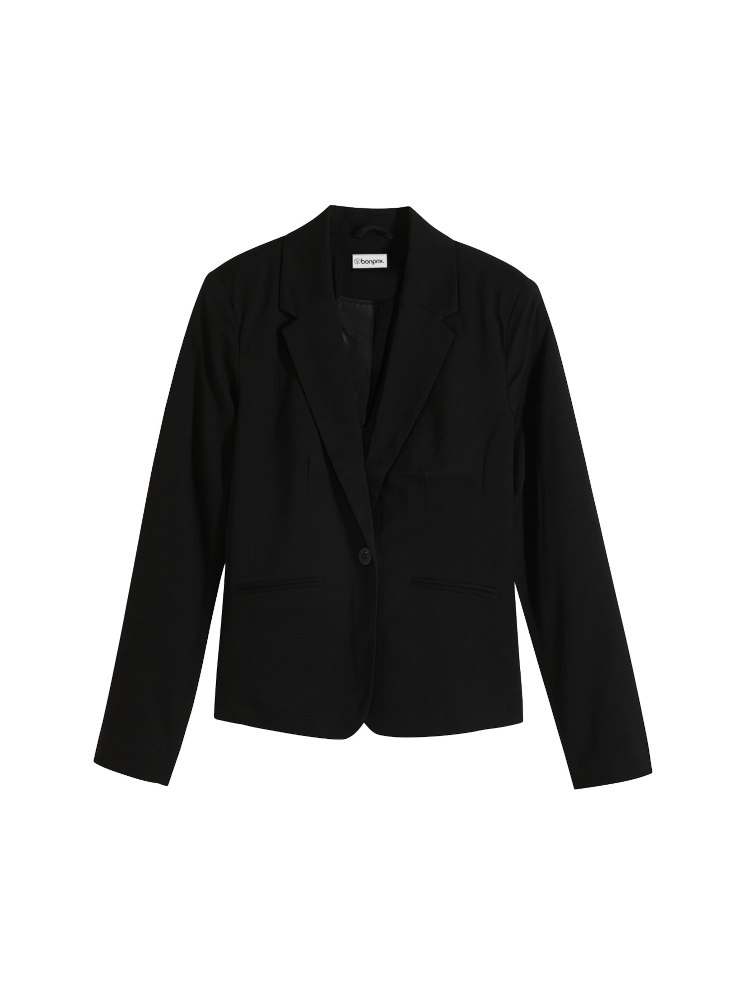 bonprix Blazer in Schwarz: Vorderseite