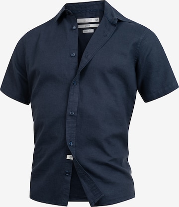 INDICODE JEANS Hemd 'Ceppo' in Blau: Vorderseite