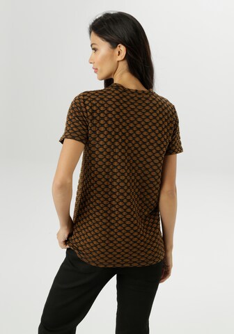 Aniston SELECTED Shirt in Brown