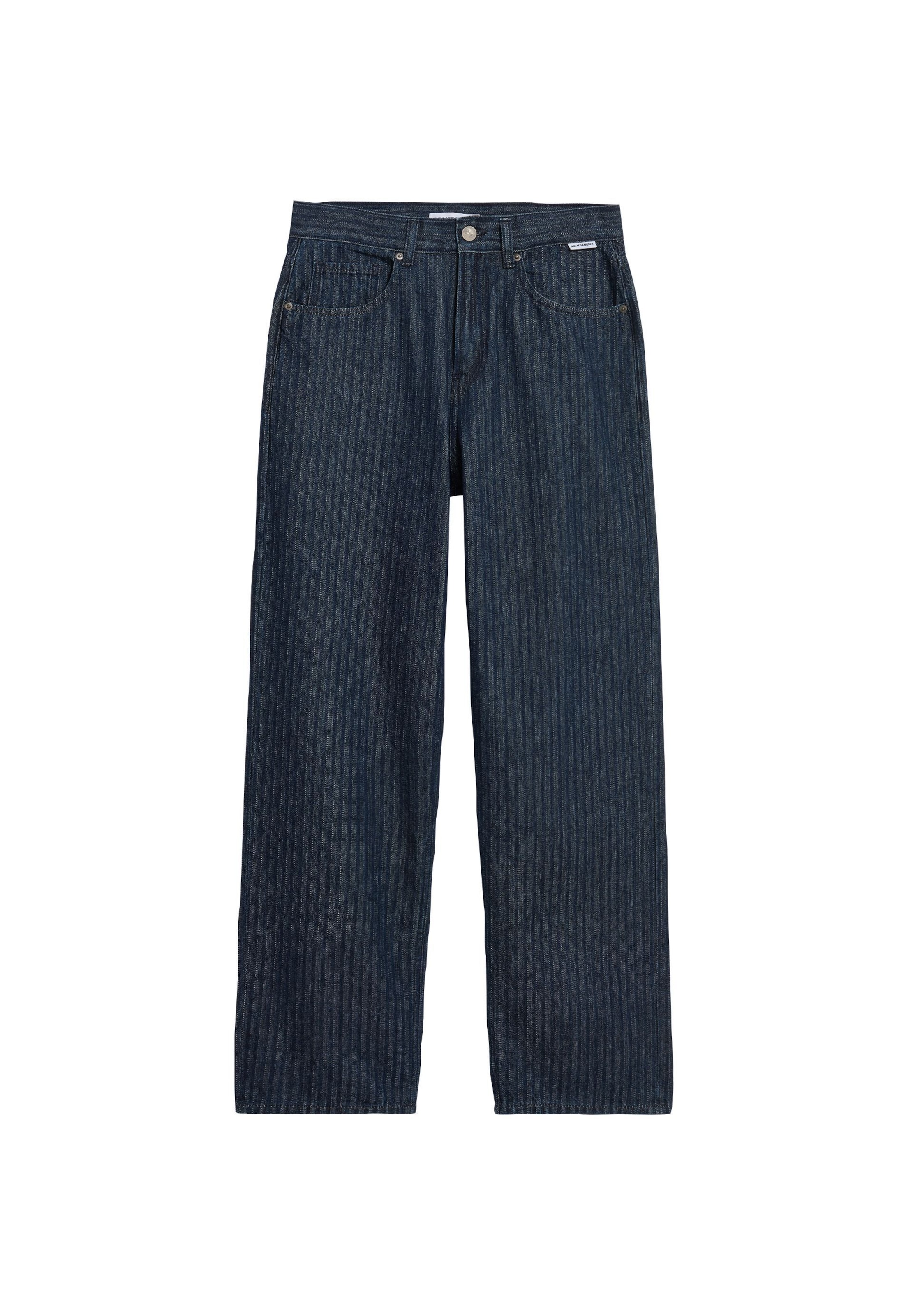 ARMEDANGELS Loose fit Jeans 'HAAYI HERRINGBONE' in Blue: front