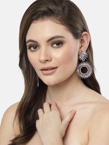 Boucles d'oreilles 'Circled' AVANT-GARDE PARIS en mélange de couleurs