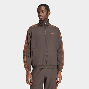 ADIDAS ORIGINALS Between-Season Jacket 'Firebird' in Brown: front