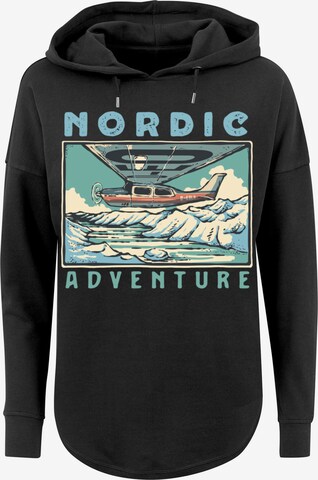 F4NT4STIC Sweatshirt 'Nordic Adventures' in Zwart: voorkant