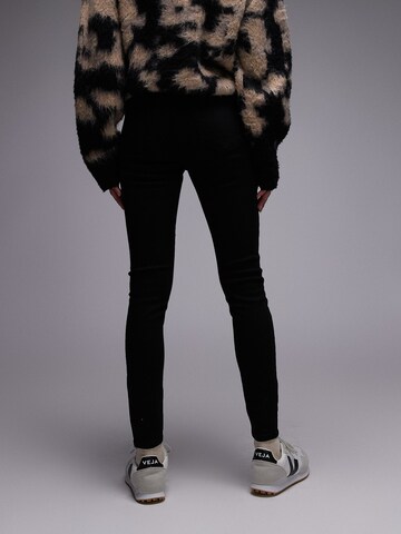 TOPSHOP Слим Джинсы 'JAMIE' в Черный