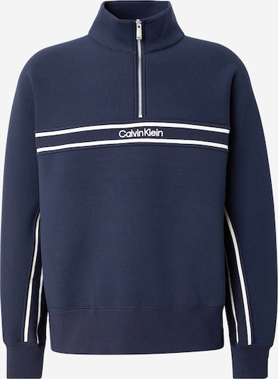 Calvin Klein Jeans Sweater majica veličine XS u tamno plava / bijela, Pregled proizvoda