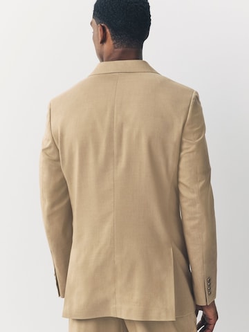 Coupe slim Veste de costume Next en beige