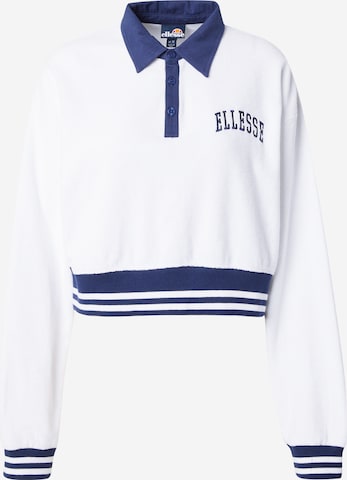 ELLESSE Sweatshirt 'Crocetta' in Wit: voorkant