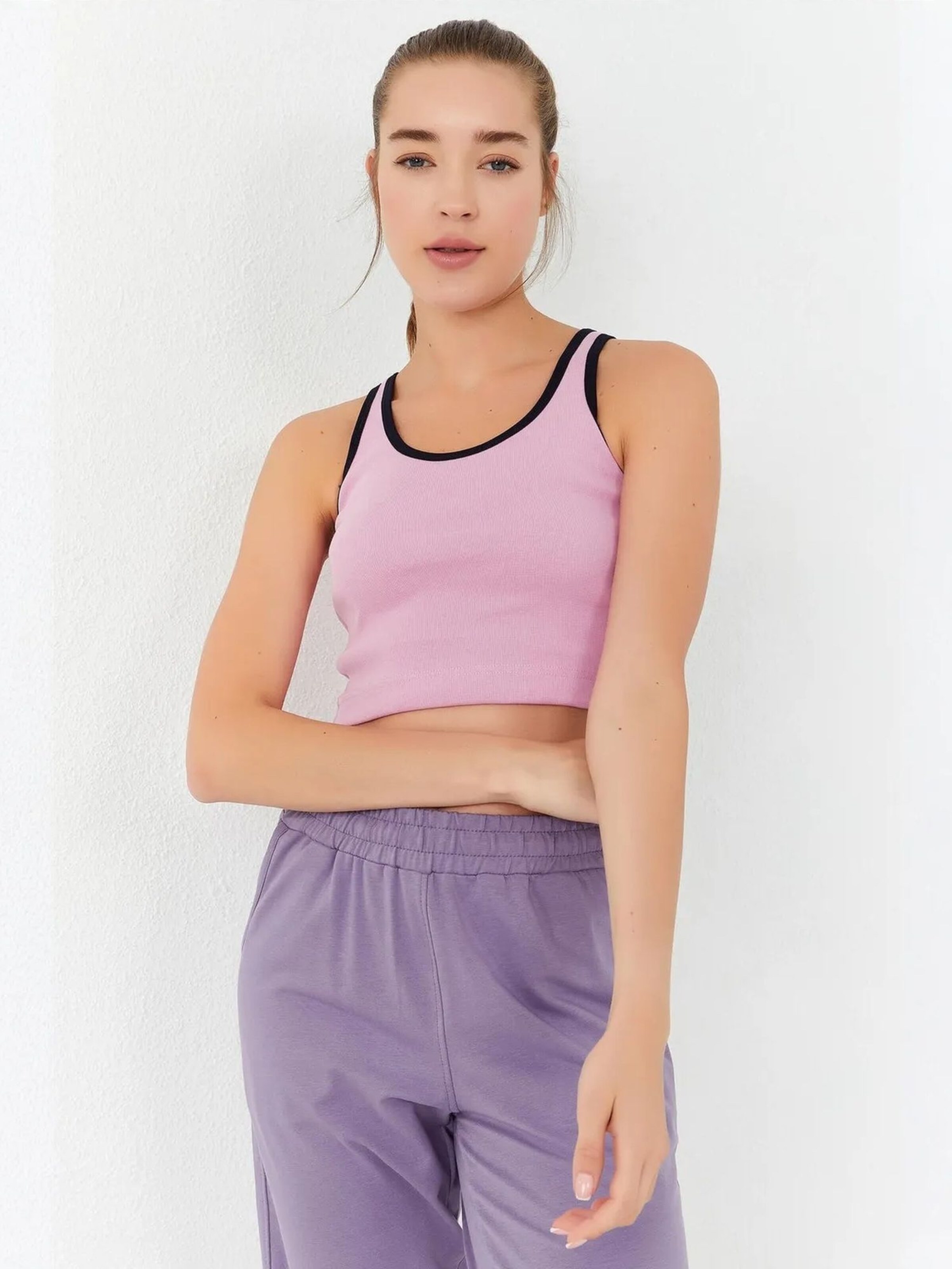 Tommy Life Top in Pink: front