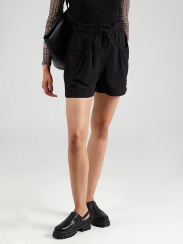 Regular Pantalon QS en noir : devant
