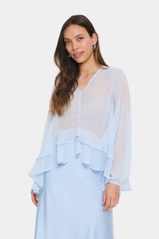 SAINT TROPEZ - Blusa 'LindzySZ' en azul