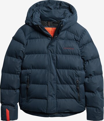 Veste d’hiver Superdry en bleu : devant