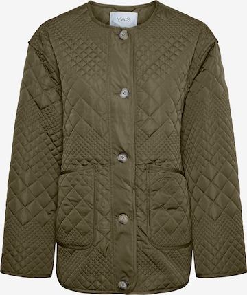 YAS Välikausitakki 'YASLAURIE' värissä vihreä: etupuoli