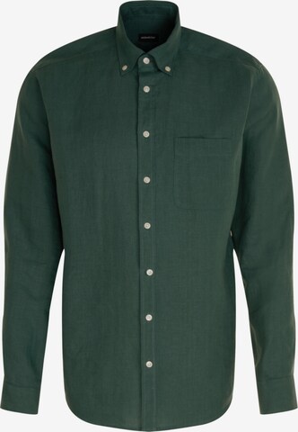 SEIDENSTICKER Regular fit Button Up Shirt 'Schwarze Rose' in Green: front