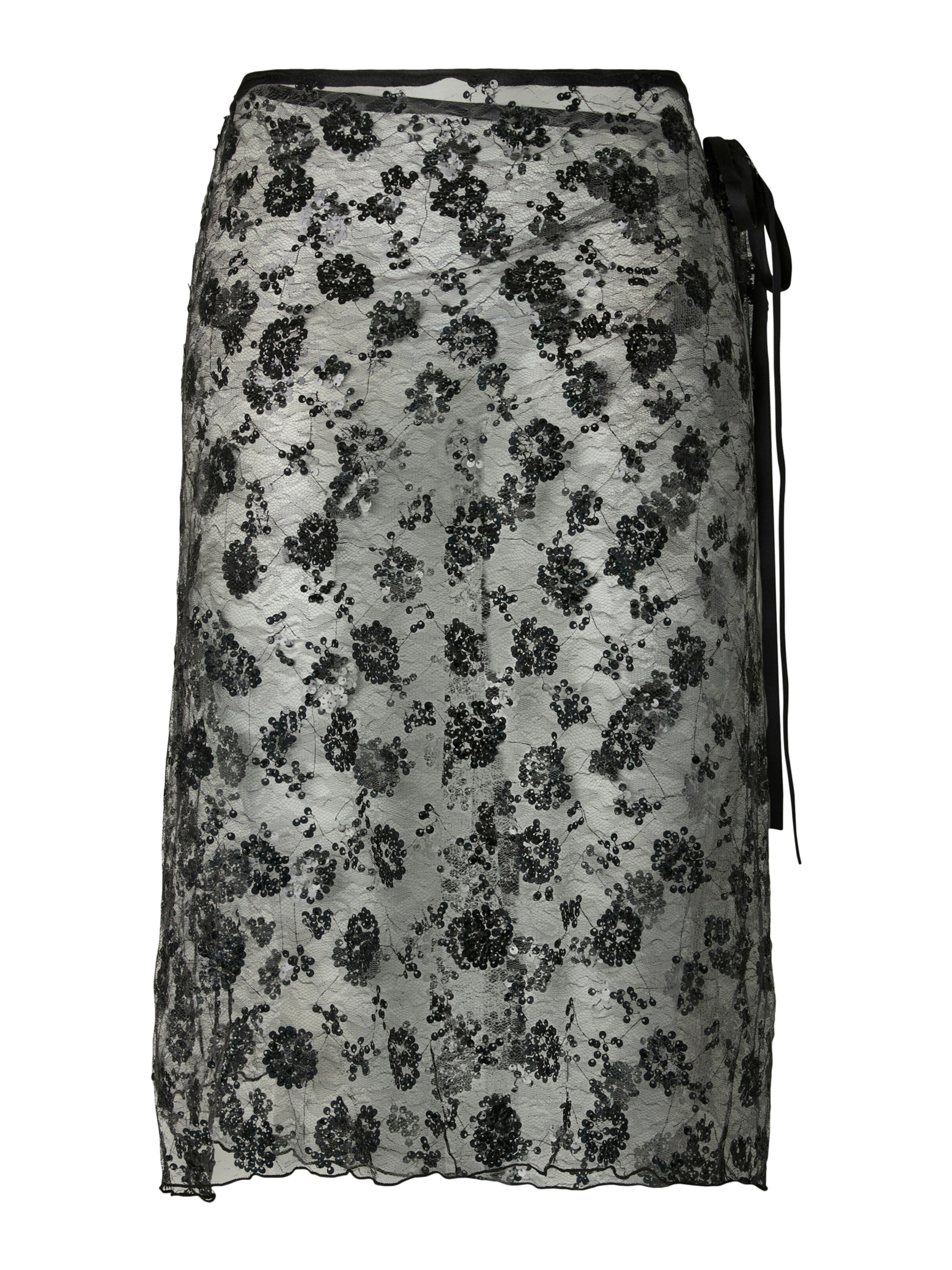 PIECES Φούστα 'PCNATASJA' σε μαύρο