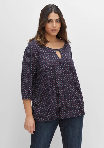 SHEEGO Shirt in Blauw: voorkant