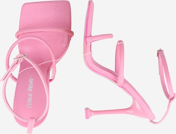 Public Desire Strap Sandals in Pink