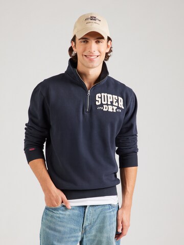 Superdry Tréning póló 'VINTAGE ATHLETIC' - kék: elől