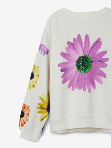 Desigual Sweatshirt 'Daisy' in Weiß