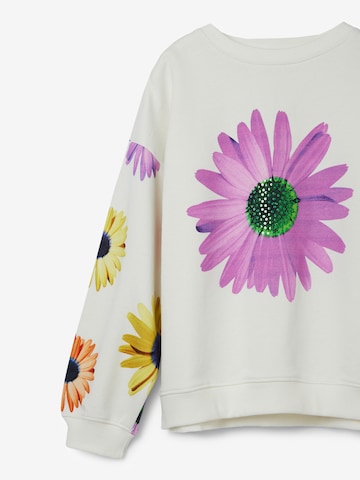 Desigual Sweatshirt 'Daisy' in White