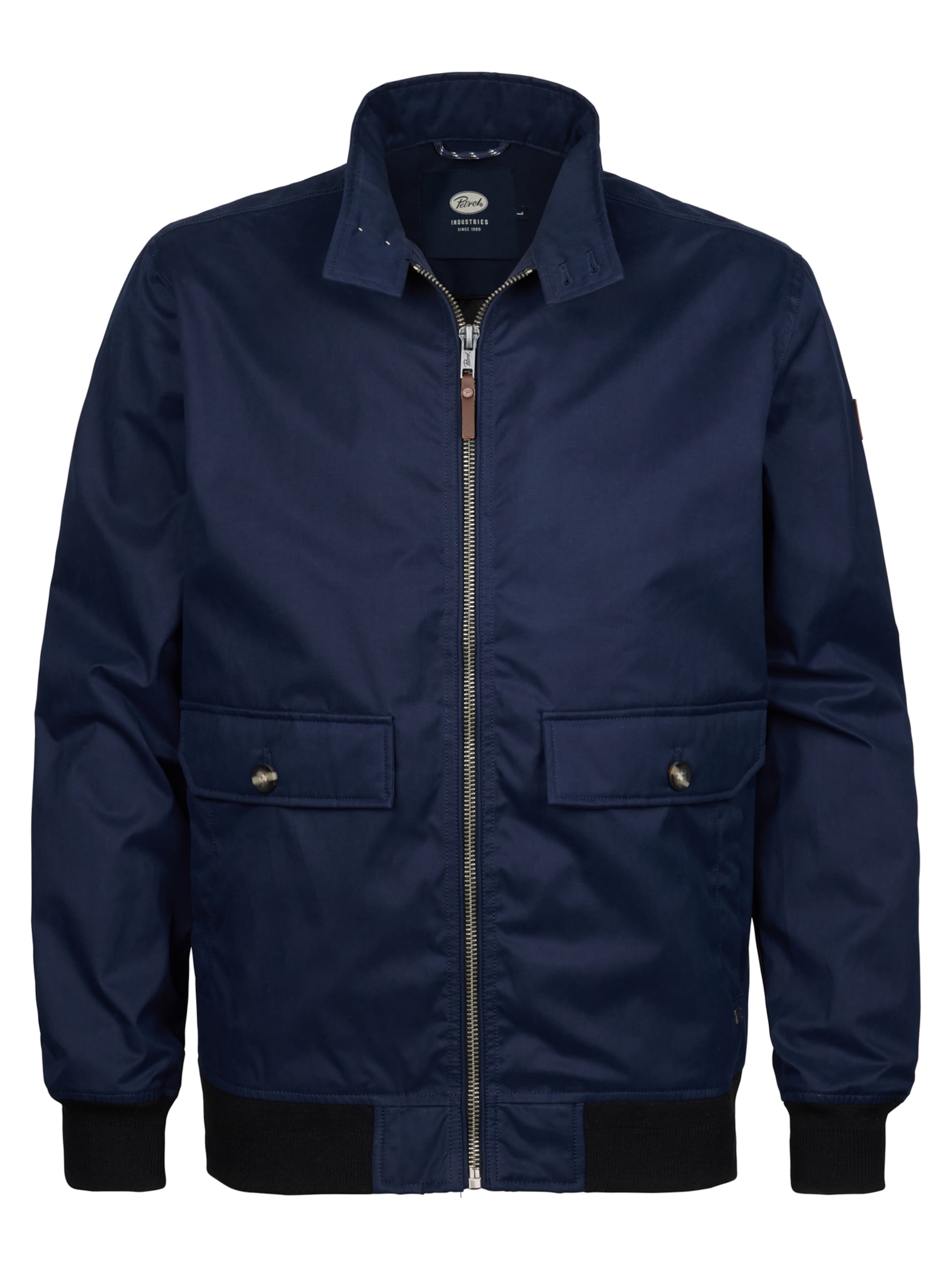 Petrol Industries Φθινοπωρινό και ανοιξιάτικο μπουφάν 'Florida' σε μπλε: μπροστά