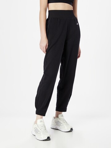 Loosefit Pantalon de sport 'Studio' ADIDAS PERFORMANCE en noir : devant