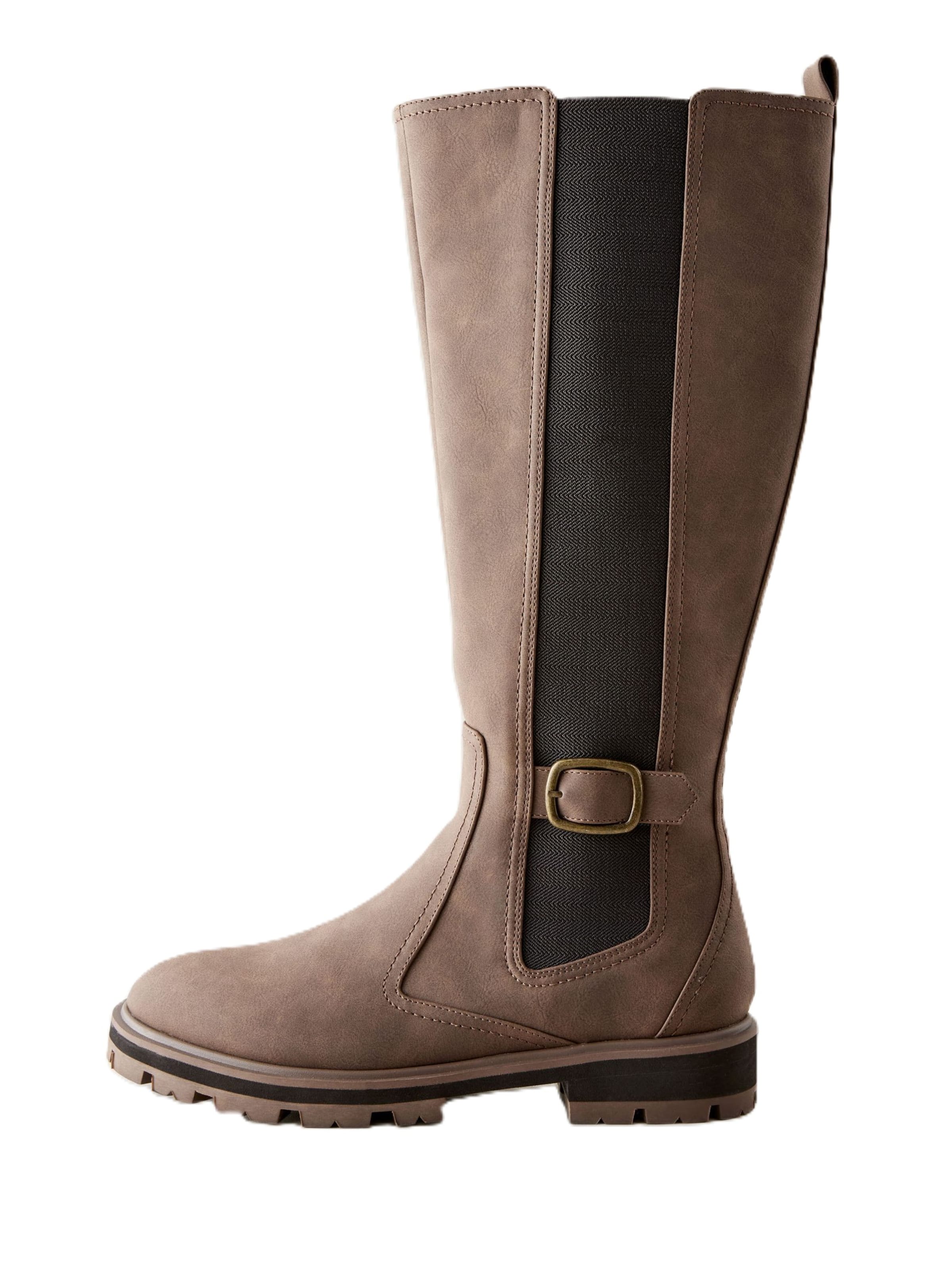 Next Сапоги в Коричневый: спереди