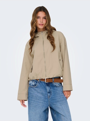 ONLY Jacke 'ONLBEALO' in Beige: Vorderseite