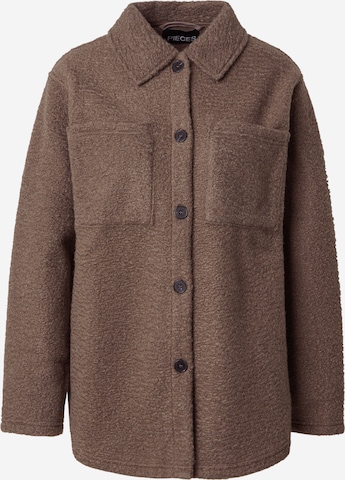 Veste mi-saison 'PCOline' PIECES en marron : devant