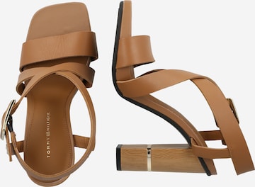 TOMMY HILFIGER Sandal i brun