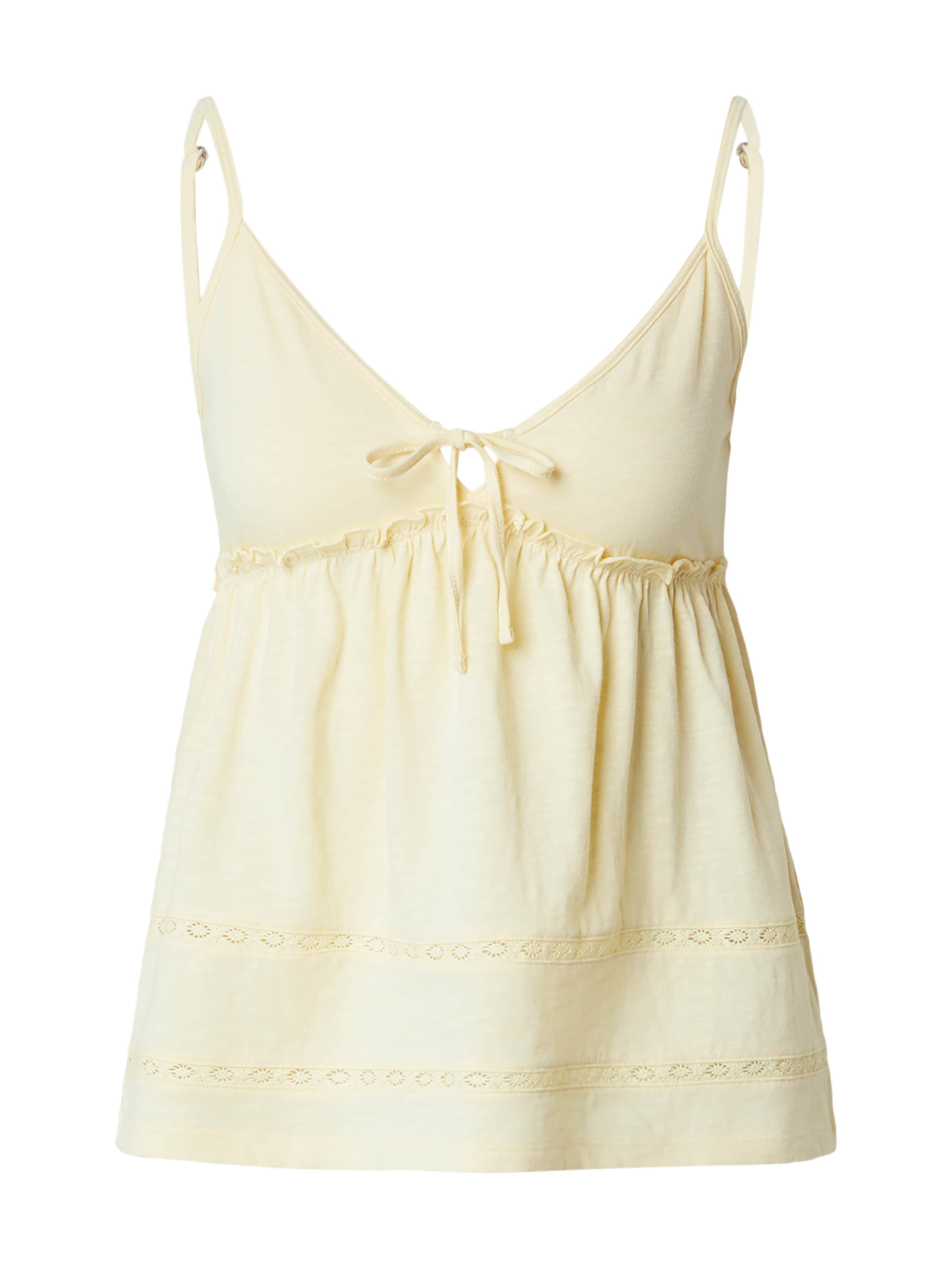 HOLLISTER Top in Yellow: front