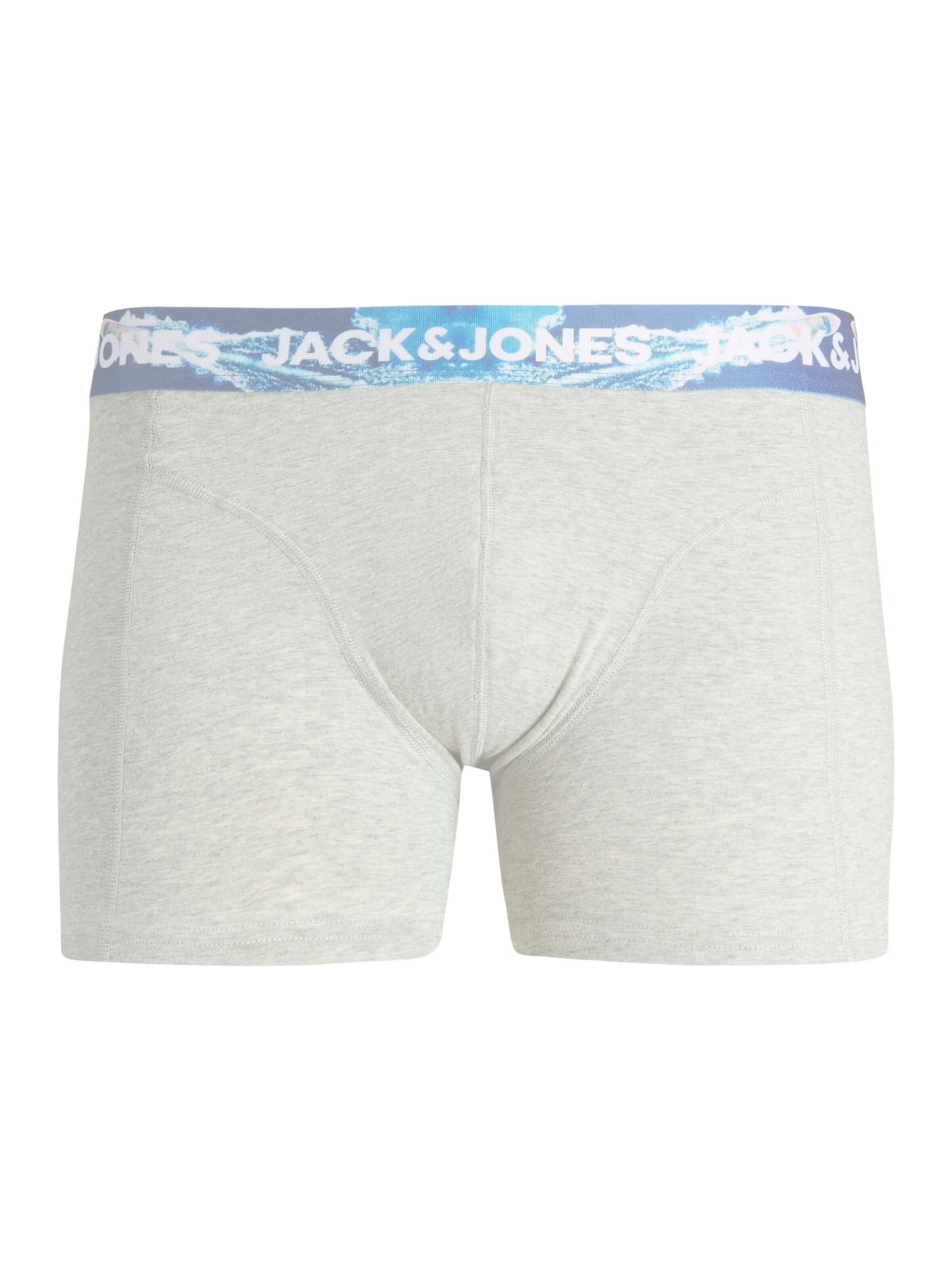 JACK & JONES Boxershorts 'JACdominic' in Grijs: voorkant