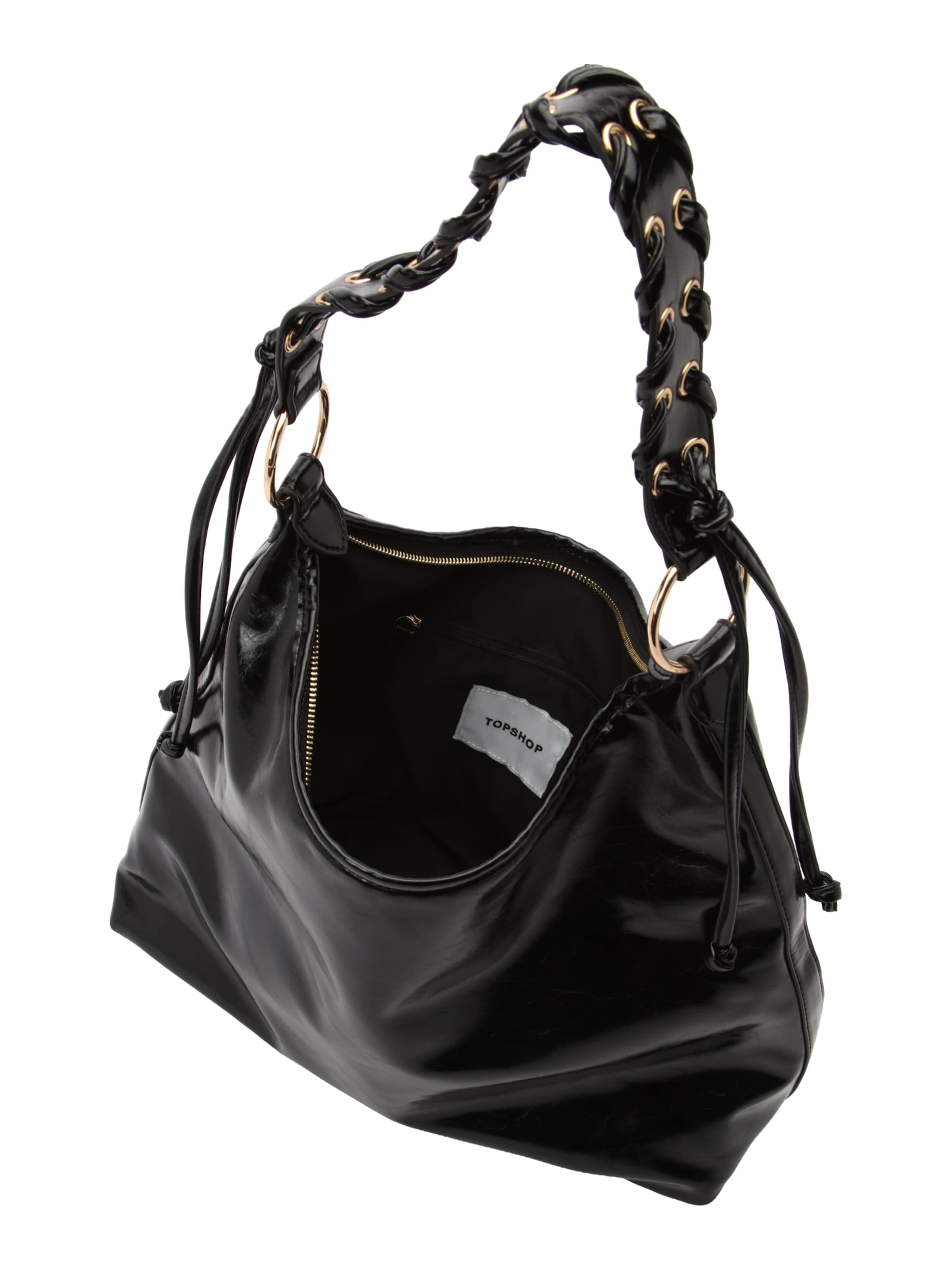 TOPSHOP Τσάντα ώμου 'TATUM' σε μαύρο
