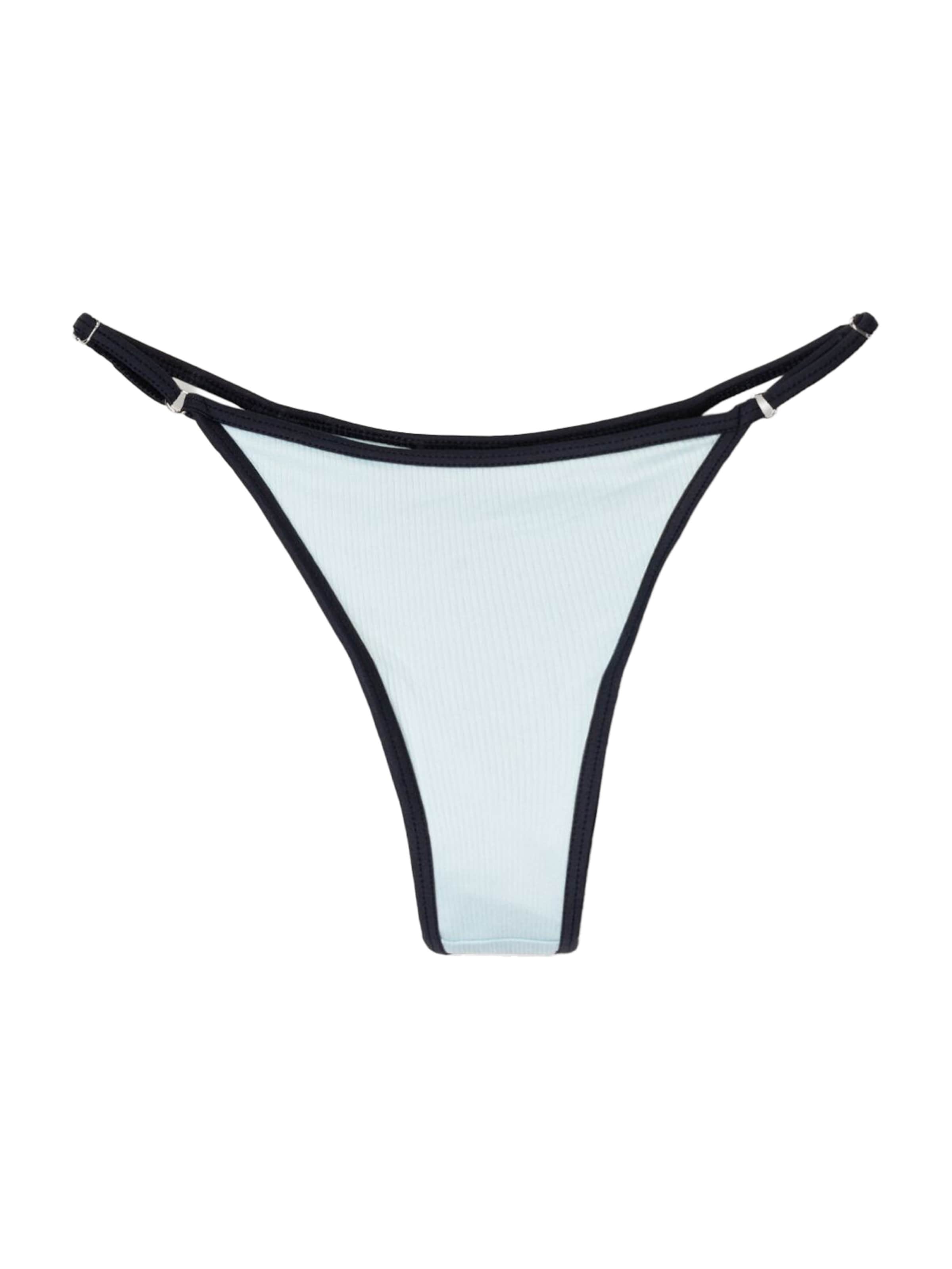 Bershka Spodní díl plavek – modrá: přední strana