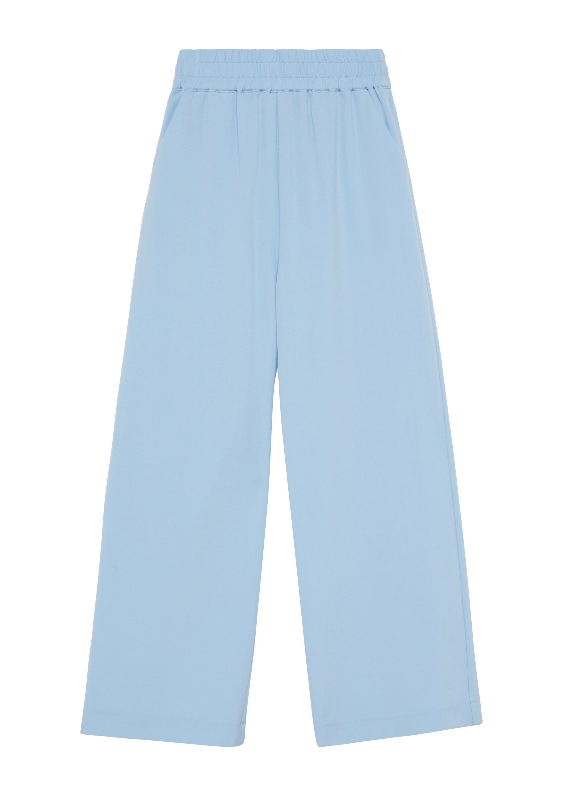 s.Oliver Wide leg Broek in Blauw: voorkant