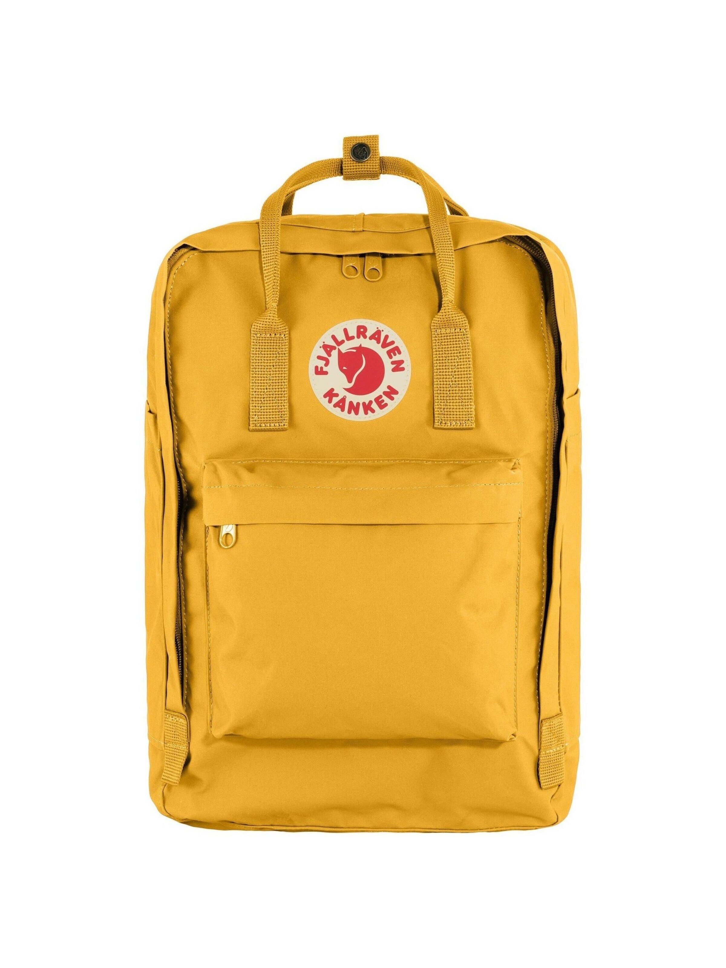FJALLRAVEN Backpack 'Kånken' in Yellow: front