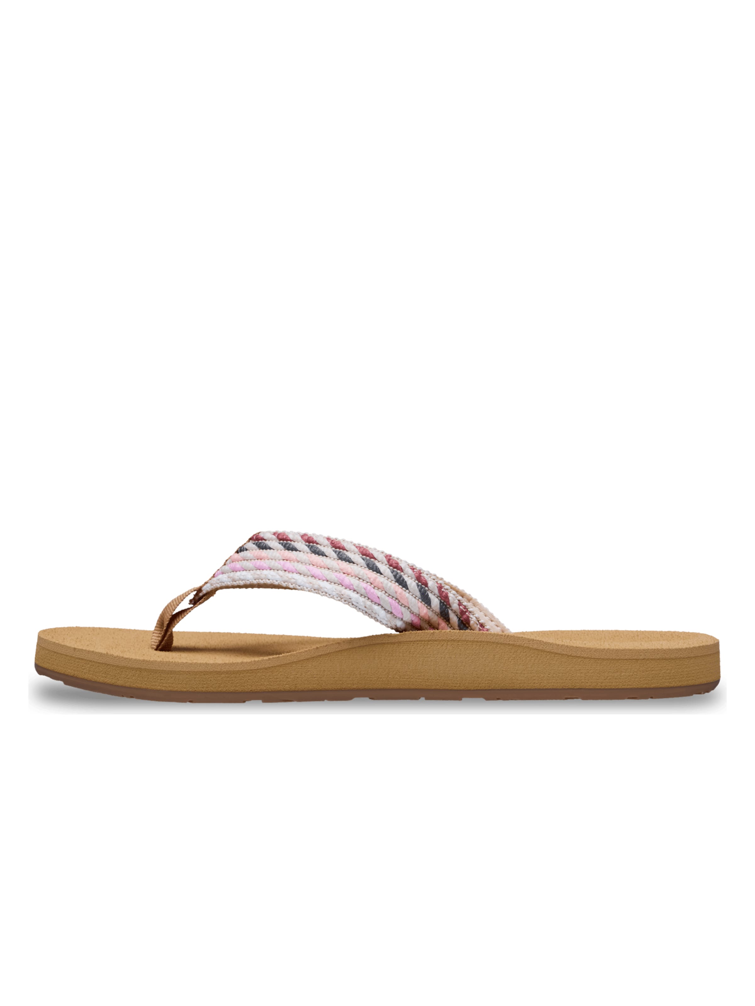 ROXY T-Bar Sandals 'Porto Rope' in Pink