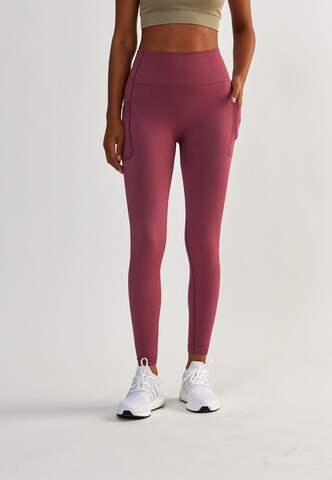 BeShaped Regular Sports trousers 'Lift Me Up' in Purple: front