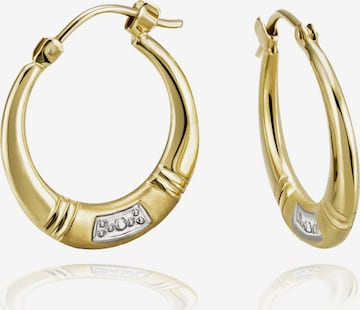Boucles d'oreilles Goldmaid en or : devant