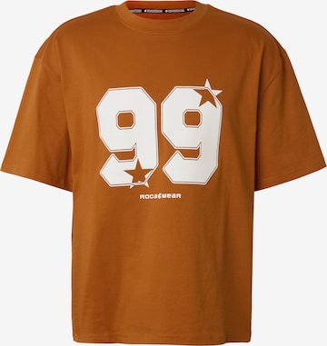 T-Shirt 'Strambers' ROCAWEAR en orange : devant