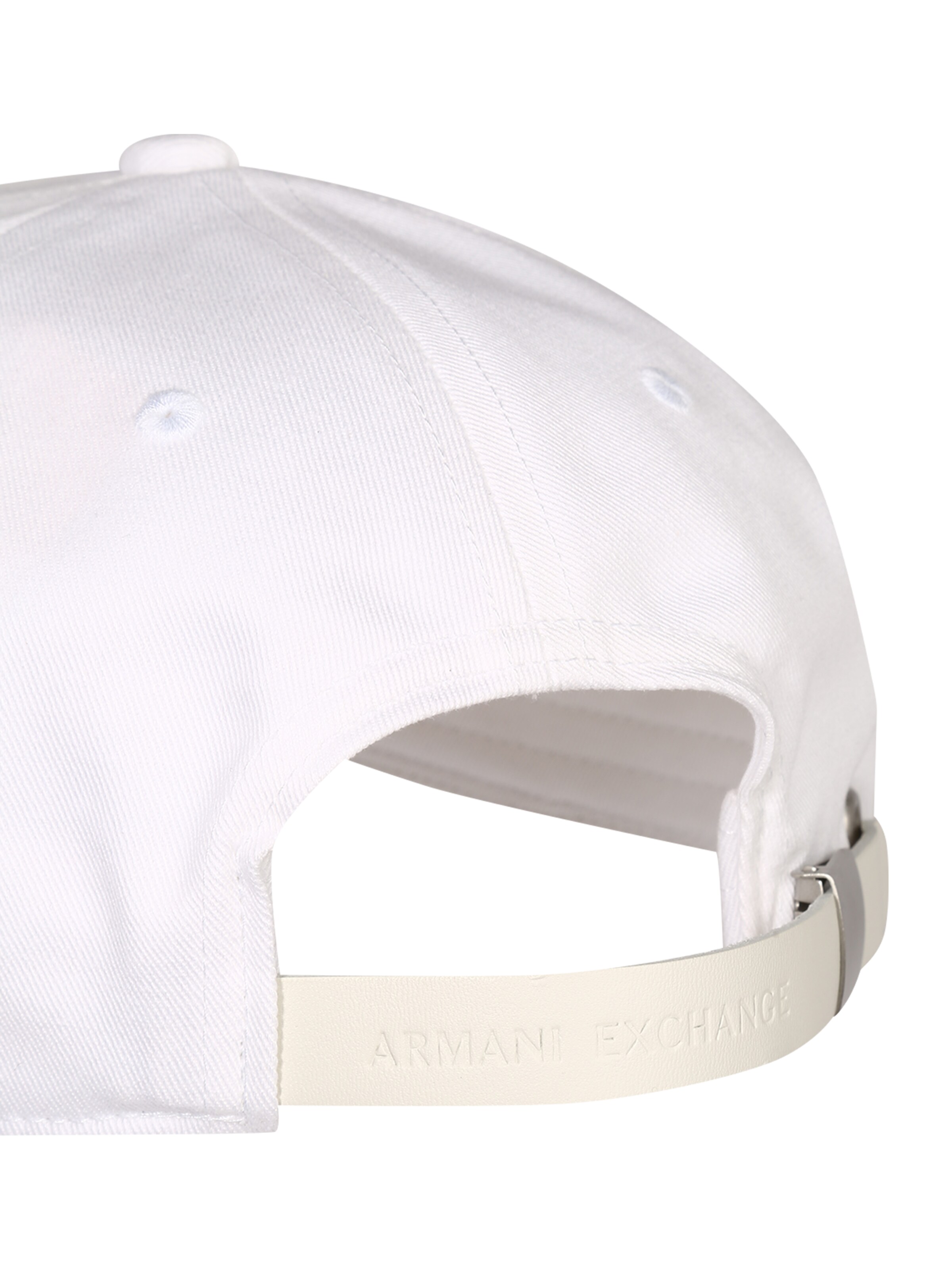 ARMANI EXCHANGE Шапка с козирка в бяло