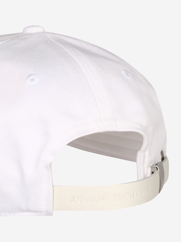 Cappello da baseball di ARMANI EXCHANGE in bianco