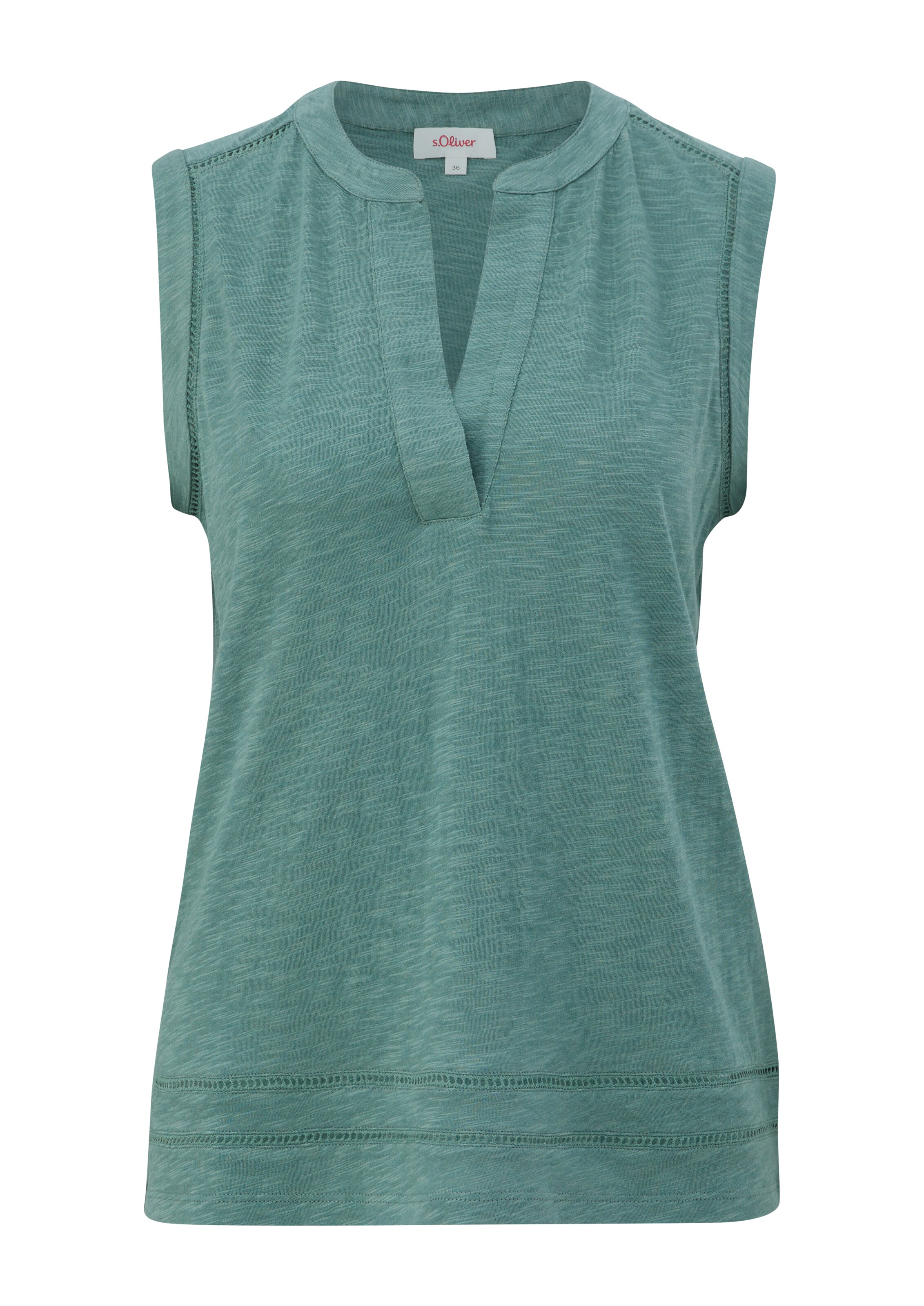 s.Oliver Bluse in Grün: Vorderseite