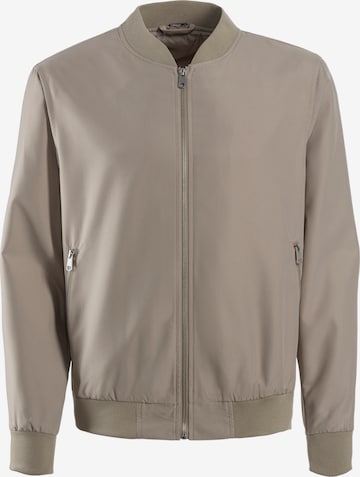 JOHN DEVIN Between-Season Jacket in Beige: front