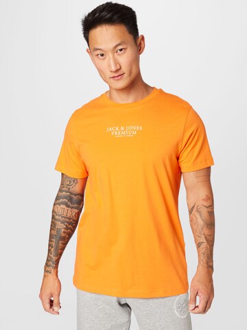 JACK & JONES Skjorte 'ARCHIE' i oransje: forside