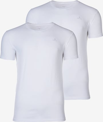 T-Shirt GANT en blanc : devant