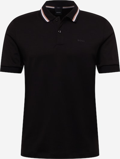 BOSS Black Shirt 'Penrose 38' in beige / schwarz / weiß, Produktansicht